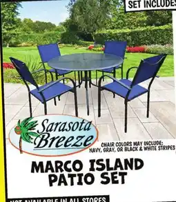 Ollie's Sarasota Breeze MARCO ISLAND PATIO SET offer