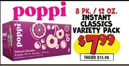 Ollie's POPPI 8 PK./12 OZ. INSTANT CLASSICS VARIETY offer