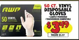 Ollie's 0 ст. VINYL DISPOSABLE GLOVES offer