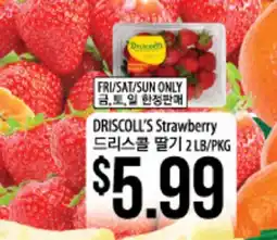 Hmart DRISCOLL'S Strawberry offer