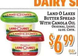 Trade Fair Supermarket Land O Lakes Butter Spread With Canola Oil offer