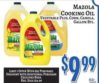 Trade Fair Supermarket MAZOLA COOKING OIL offer