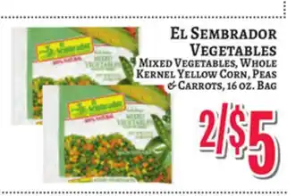 Trade Fair Supermarket El Sembrador VEGETABLES offer