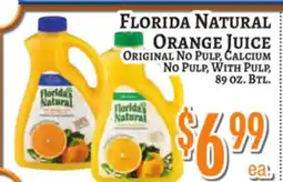 Trade Fair Supermarket FLORIDA NATURAL ORANGE JUICE offer