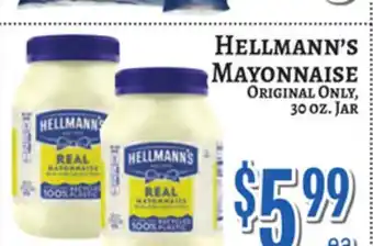 Trade Fair Supermarket HELLMANN'S MAYONNAISE offer
