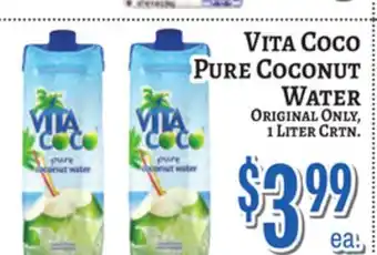 Trade Fair Supermarket Vita Coco PURE COCONUT WATER offer