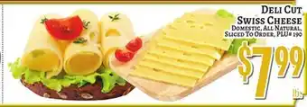 Trade Fair Supermarket DELI CUT SWISS CHEESE offer
