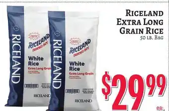 Trade Fair Supermarket Riceland Extra Long Grain Rice offer