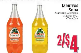 Trade Fair Supermarket JARritos SODA offer