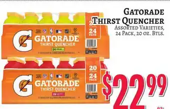 Trade Fair Supermarket GATORADE THIRST QUENCHER offer