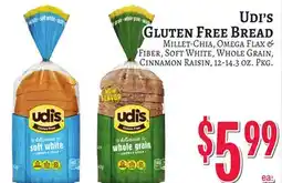 Trade Fair Supermarket Udi's GLUTEN FREE BREAD offer