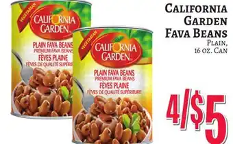 Trade Fair Supermarket CALIFORNIA GARDEN Fava Beans offer