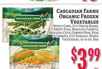 Trade Fair Supermarket Cascadian Farms Organic Frozen Vegetables offer