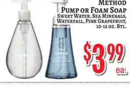 Trade Fair Supermarket METHOD PUMP OR FOAM SOAP offer