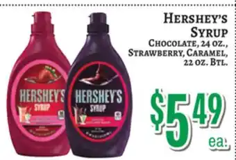 Trade Fair Supermarket Hershey's Syrup offer