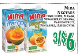 Trade Fair Supermarket MIRA NECTARS offer