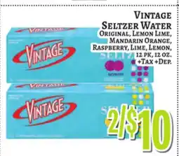 Trade Fair Supermarket VINTAGE SELTZER WATER offer