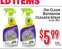 Trade Fair Supermarket OXI CLEAN Bathroom Cleaner Spray offer