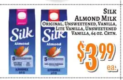 Trade Fair Supermarket SILK Almond Milk offer