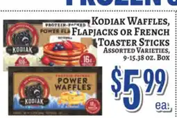 Trade Fair Supermarket Kodiak Waffles, Flapjacks or French Toaster Sticks offer