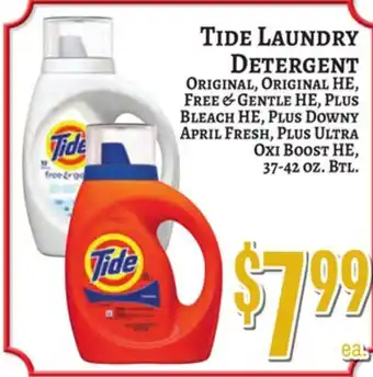 Trade Fair Supermarket TIDE LAUNDRY DETERGENT offer
