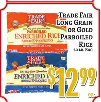 Trade Fair Supermarket Trade Fair Long Grain or Gold Parboiled Rice offer