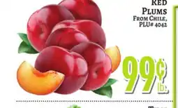 Trade Fair Supermarket RED PLUMS offer
