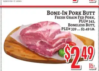 Trade Fair Supermarket BONE-IN PORK BUTT offer