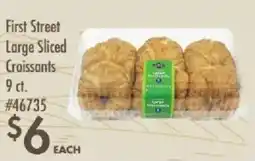 Smart & Final First Street Large Sliced Croissants offer