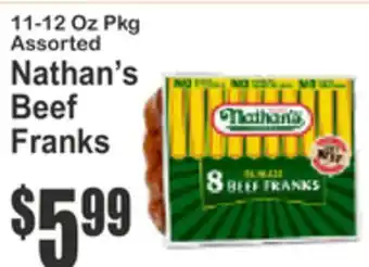 SuperFresh Nathan's Beef Franks offer