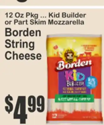 SuperFresh Borden String Cheese offer
