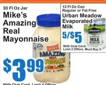 SuperFresh Mike's Amazing Real Mayonnaise offer