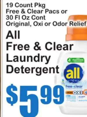 SuperFresh All Free & Clear Laundry Detergent offer