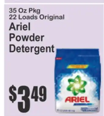 SuperFresh Ariel Powder Detergent offer