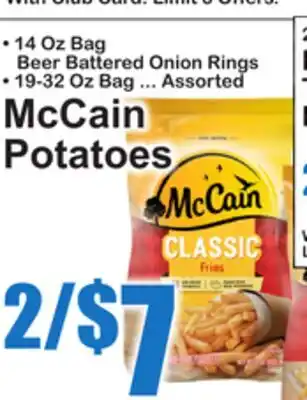 SuperFresh McCCain Potatoes offer