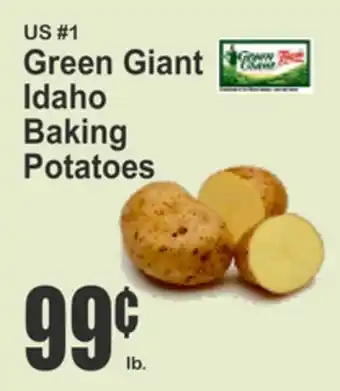 SuperFresh US #1 Green Giant Idaho Baking Potatoes offer