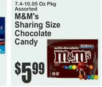 SuperFresh M&M's Sharing Size Chocolate Candy offer