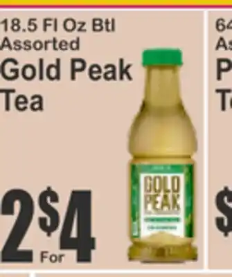 SuperFresh Gold Peak Tea offer