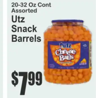 SuperFresh Utz Snack Barrels offer