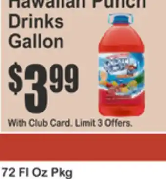 SuperFresh Hawaiian Punch Drinks offer