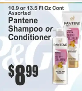 SuperFresh Pantene Shampoo or Conditioner offer