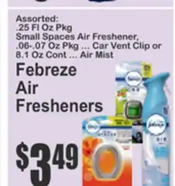 SuperFresh Febreze Air Fresheners offer