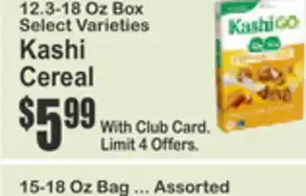 SuperFresh Kashi Cereal offer