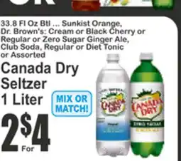 SuperFresh Canada Dry Seltzer offer
