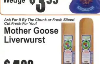 SuperFresh Mother Goose Liverwurst offer