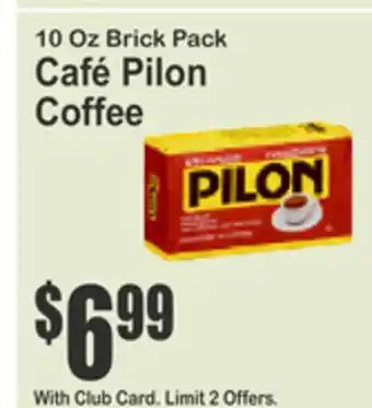 SuperFresh 10 Oz Brick Pack Café Pilon Coffee offer