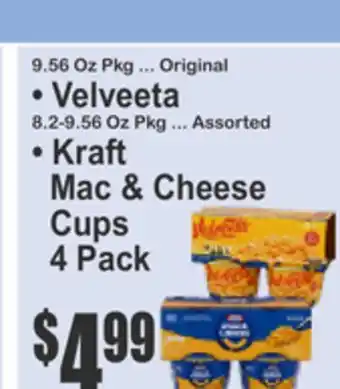 SuperFresh • Velveeta • Kraft Mac & Cheese Cups offer