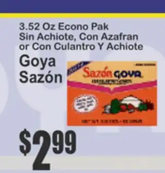 SuperFresh Goya Sazón offer