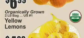 SuperFresh Organically Grown Yellow Lemons offer