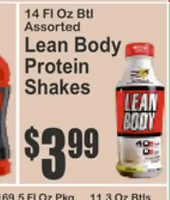 SuperFresh 14 FL Oz Btl Assorted Lean Body Protein Shakes offer
